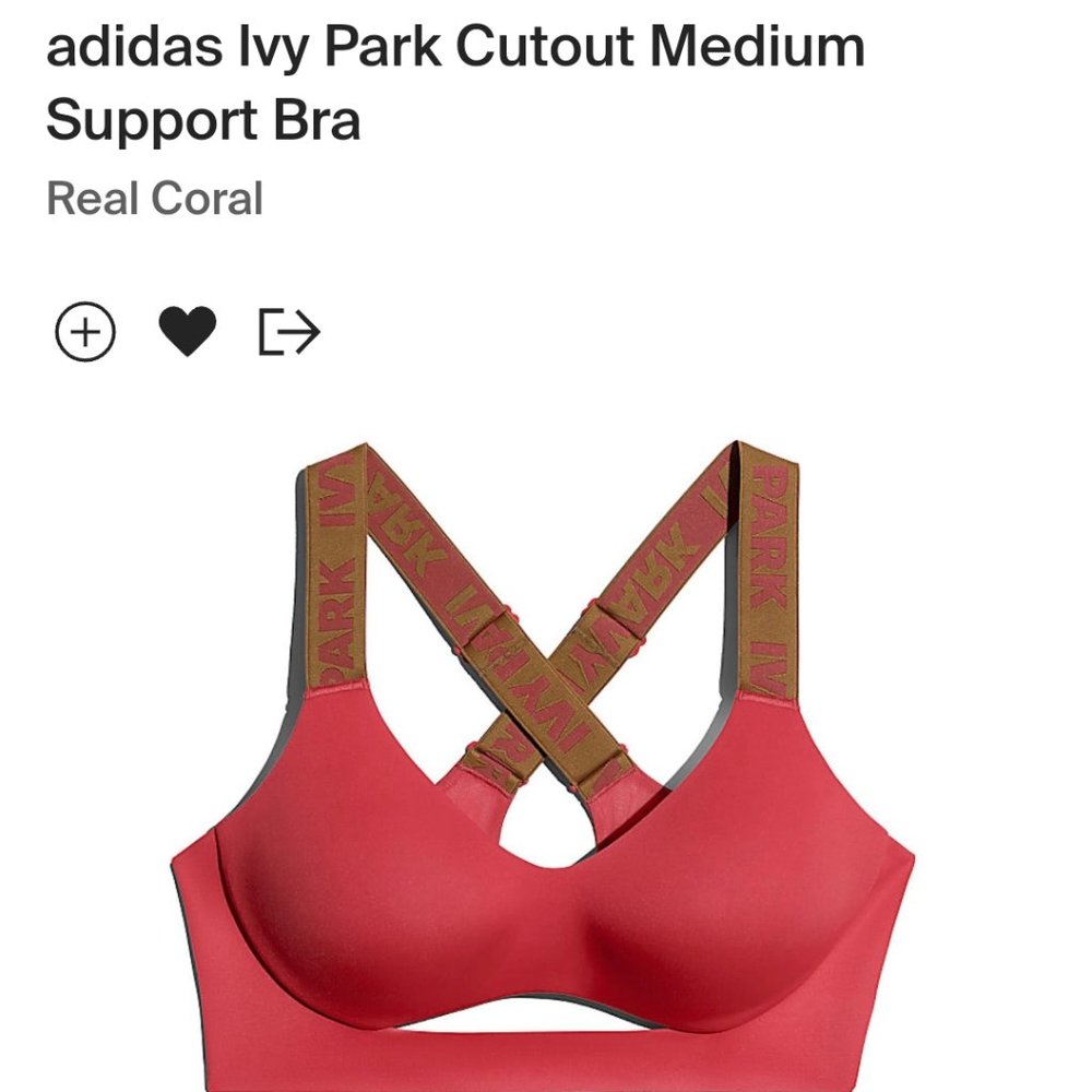 IVY PARK X ADIDAS - Coral Cut Out Bra